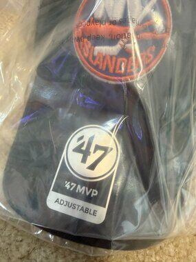 NWT ’47 Brand NY Islanders MVP Adjustable Hat NHL Black Cap